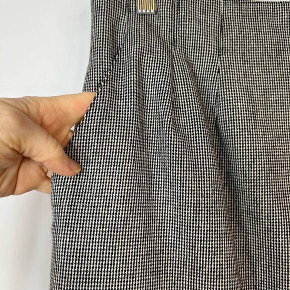 Vtg Evan Picone High Waisted Wool Pencil Skirt Sz 10 USA Union Made Houndstooth - Picture 5 of 12